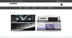 Desktop Screenshot of casioonline.co.uk
